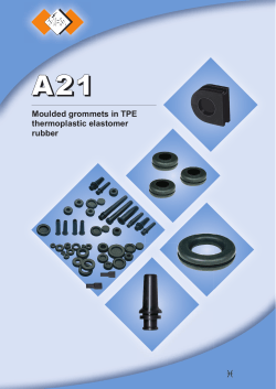 SES Moulded grommets in TPE thermoplastic