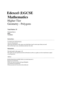 Edexcel (I)GCSE Mathematics