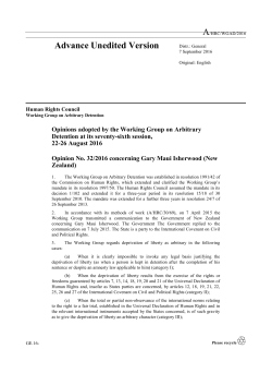 A/HRC/WGAD/2016/32