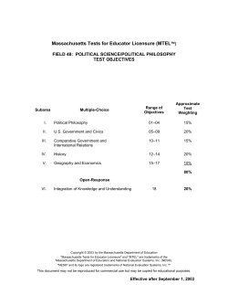 field 48: political science/political philosophy