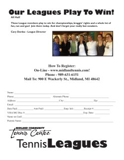 TennisLeagues - Midland Tennis Center