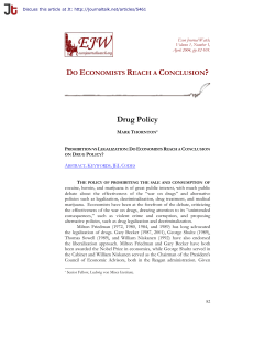 Prohibition vs - Econ Journal Watch