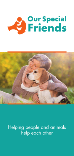 Helping people and animals help each other