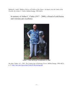 Profiles of the Future - LENR-CANR