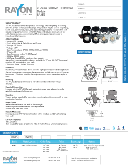 4&rdquo; Square Pull Down LED Recessed Module