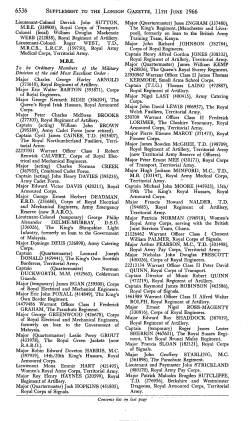 6536 SUPPLEMENT TO THE IVQNDQN GAZETTE, H.TH JUNE 1966