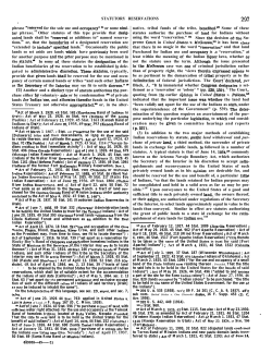 STATUTORY RESERVATIONS phrase %?served for the sole use