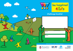 a copy of the Be Inspired 4 Life Challenge booklet 272kb