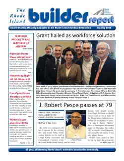 JANUARY BUILDER 16.indd - Rhode Island Builders Association