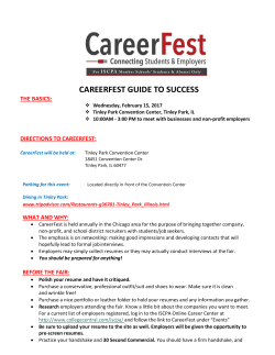 careerfest 2017 success guide