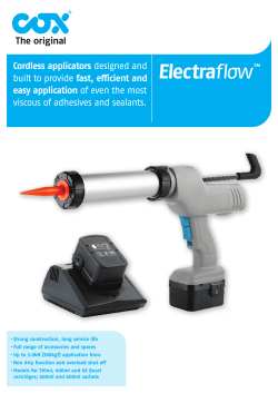 Cordless applicators designed and built to provide fast