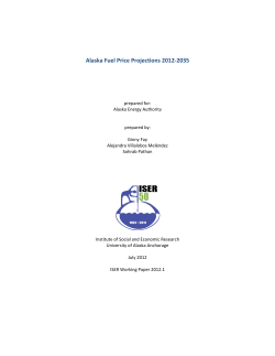 Alaska Fuel Price Projections 2011-2035 - ISER
