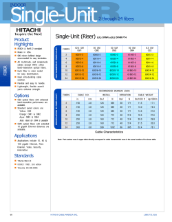 Single-Unit2 through 24 fibers INDOOR Product Highlights Options