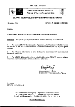 STANAG 6001, Edition 4 ()