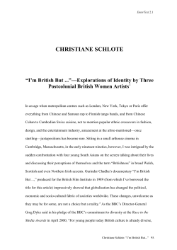 christiane schlote - Brunel University