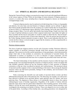 2.11 spiritual beliefs and regional religion