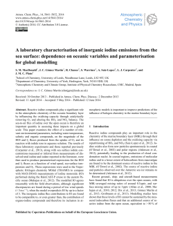 A laboratory characterisation of inorganic iodine emissions from the