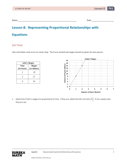 Lesson 8: Representing Proportional Relationships with Equations