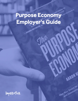 Purpose Economy Employer`s Guide