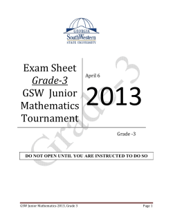 Grade 3-Grade 5