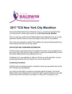 2017 TCS New York City Marathon
