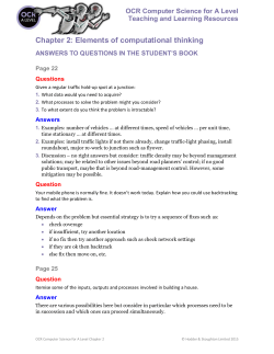 Chapter 2: Elements of computational thinking