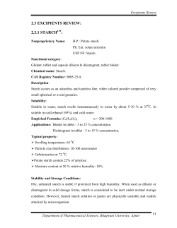 2.3 excipients review