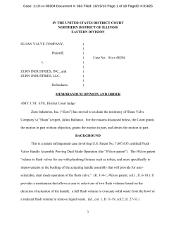 IN THE UNITED STATES DISTRICT COURT NORTHERN DISTRICT