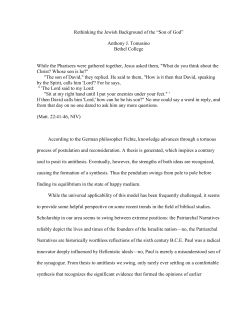 Son of God - The Wesley Center Online