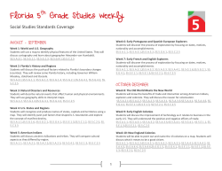 Florida 5 Grade Studies Weekly