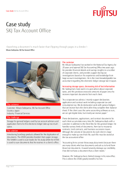Fujitsu Case Study