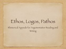 Ethos Logos Pathos