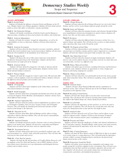 Democracy Studies Weekly