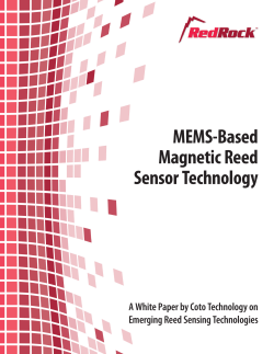 MEMS-Based Magnetic Reed