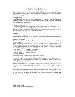 Have fun with an Epiphany Party!