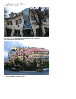 1. The Crooked House (Sopot, Poland) strange building crooked 2