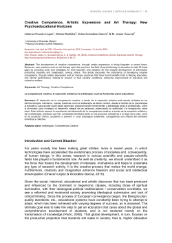 Creative Competence, Artistic Expression and Art Therapy