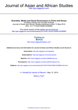 Scandals, Media and Government Responsivenes in China and