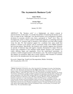 The Asymmetric Business Cycle