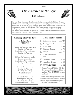 The Catcher in the Rye