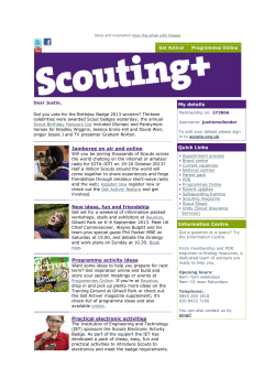 Jamboree on air and online New ideas, fun and friendship