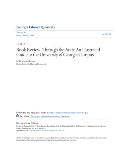 Through the Arch: An Illustrated Guide to the University of Georgia