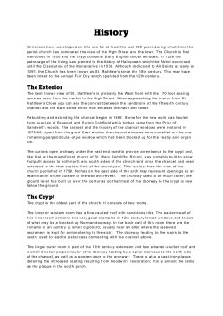 here - St Matthew`s Walsall