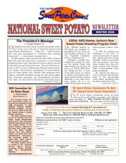 SPCNWinter2008 - US Sweet Potato Council