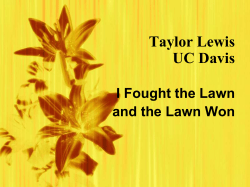 Lawn Conversion - City of West Sacramento