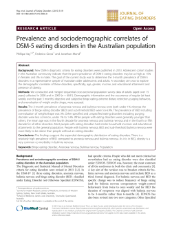 Prevalence and sociodemographic correlates of DSM