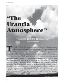 The Urantia Atmosphere