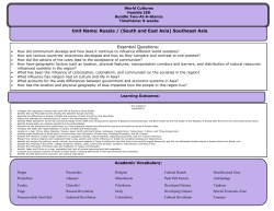 Unit Name: Russia / (South and East Asia) Southeast Asia Essential