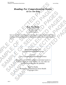 Sample - Reading For Comprehension