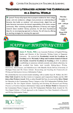 HAPPY 10th BIRTHDAY CETL - Rockland Community College